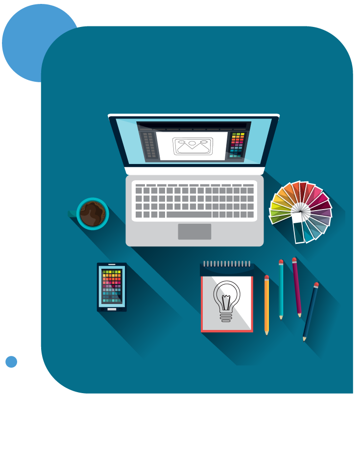 Professional graphic design services in India, specializing in web design and development to enhance online presence.